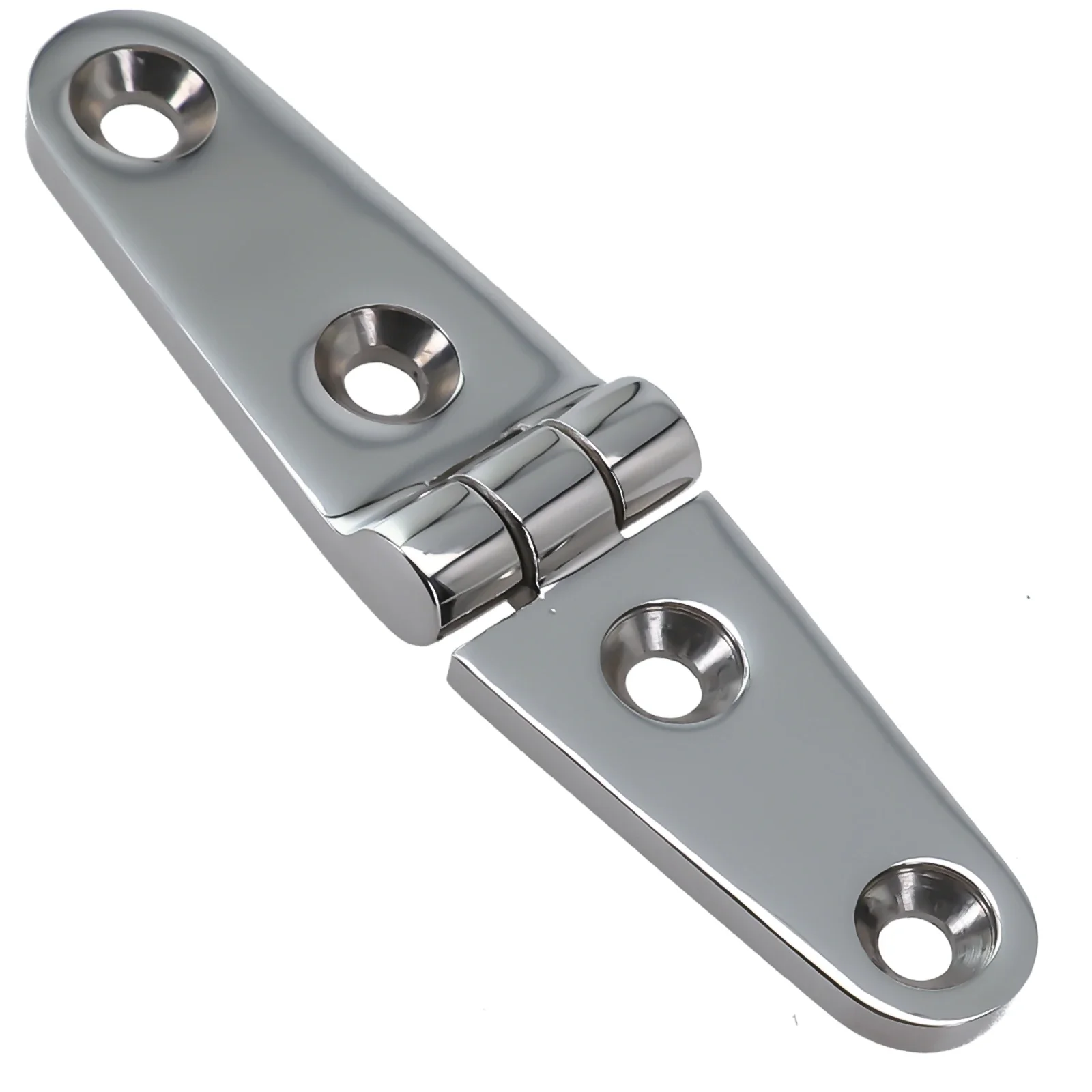 Brand New Boat Hinge Marine Parts Silver Stamp Strap 316 Stainless Steel Tool Box 5.5mm Butt Cabinet Grade Hatch