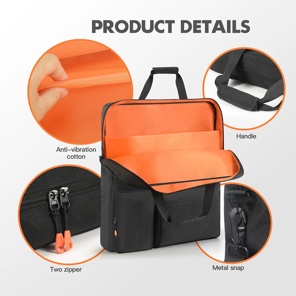 

Solar Panel Storage Bags with Shoulder Straps Padded Travel Solar Panel Organizer Large Capacity Solar Board Protective Handbag