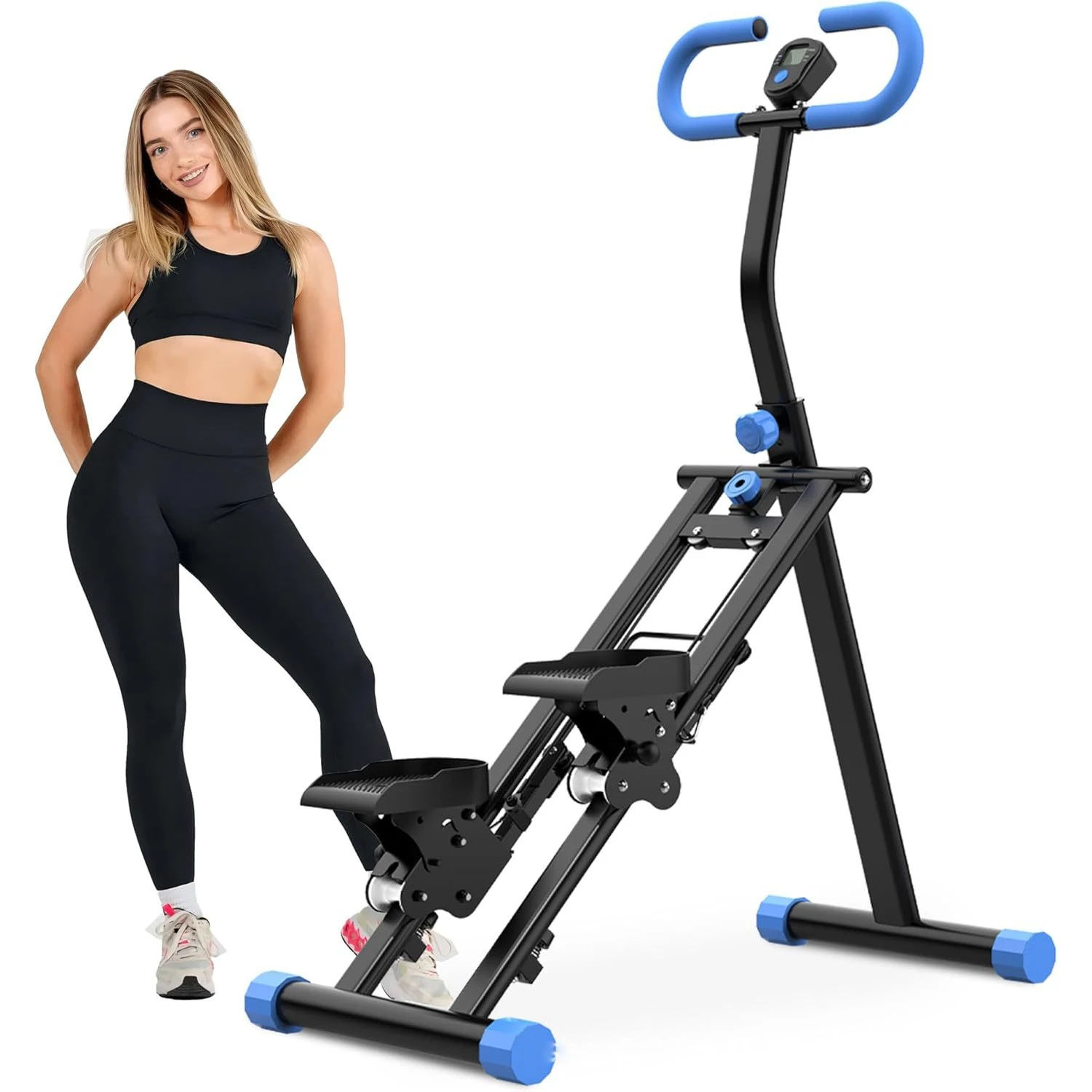 Professional Stair Stepper for Home Gym Exercise Vertical Climber Machine Full-Body Workout Compact Folding Cardio Stepper