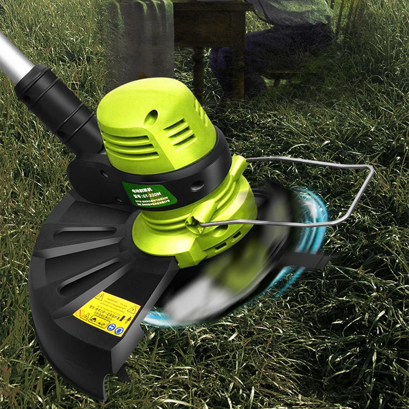 

Electric Lawn Mower Household Lawn Mower GT-320M With Auxiliary Wheel Support Portable Electric Lawn Mower