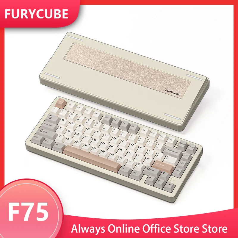 

Беспроводная механическая клавиатура FURYCUBE F75 из алюминиевого сплава