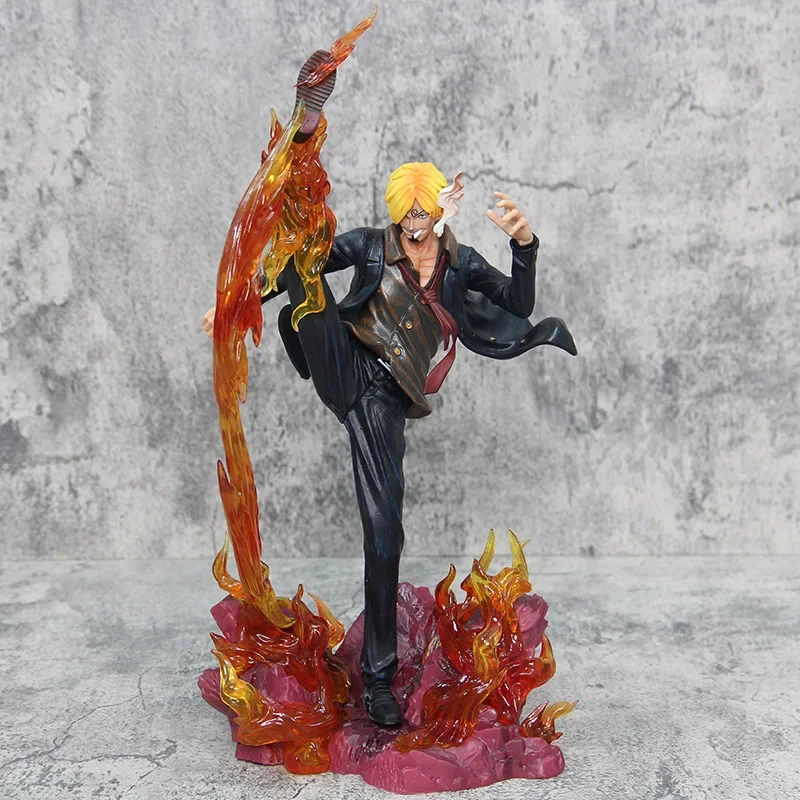 35cm Anime King of Thieves Sanji Doll PVC GK Statue Action Figures Series Model Toys Room Decorations Children's Birthday Gift