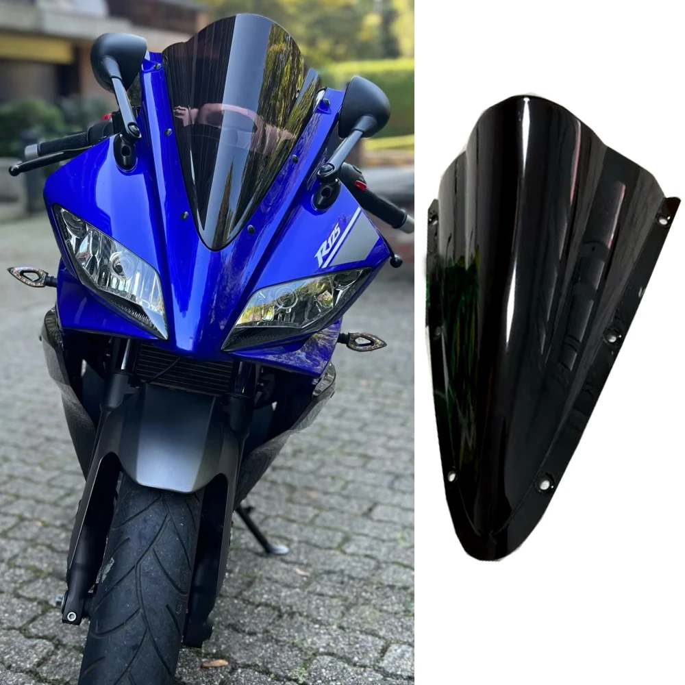 For Yamaha YZF R125 Wndscreen Motorcycle Windshield Double Bubble R 125 YZFR125 2008 09 10 11 2012 2012 2014 2013 2015 2016 2018