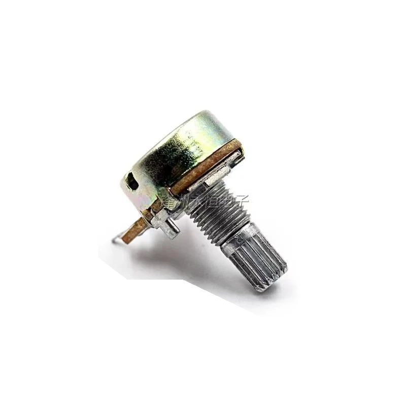 5 セット WH148 15 ミリメートル 3 ピンリニアテーパーロータリーポテンショメータ抵抗 1K 2K 5K 10K 20K 50K 100KΩ オーム Arduino 用 AG2 ホワイトノブ