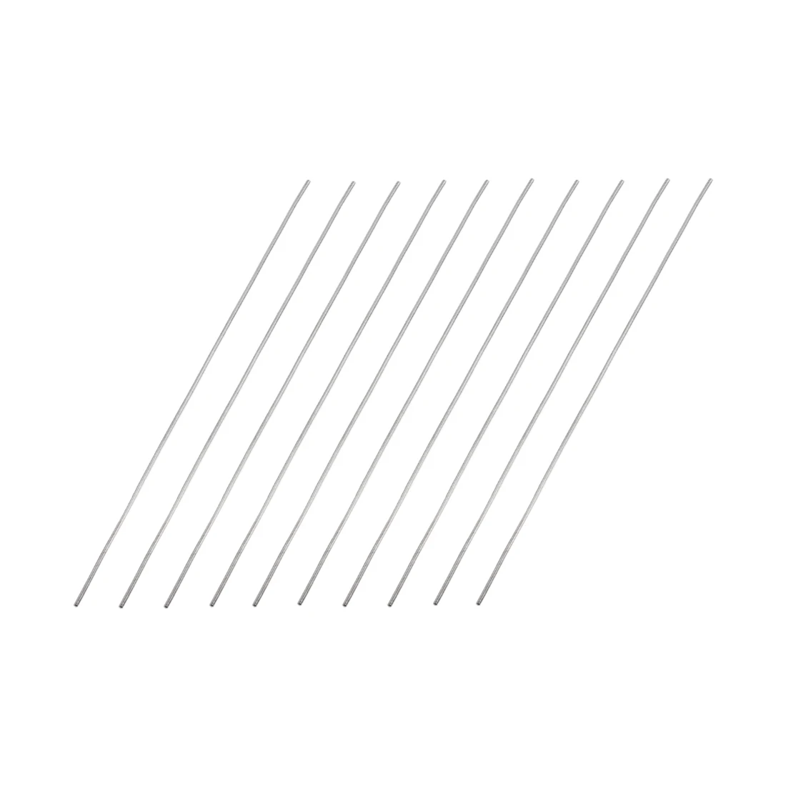 10Pcs 1/2/3mm Diameter 304 Stainless Steel Rod 100mm/150mm Length Solid Round Rod Bars for DIY Craft Gear Shaft Model Car
