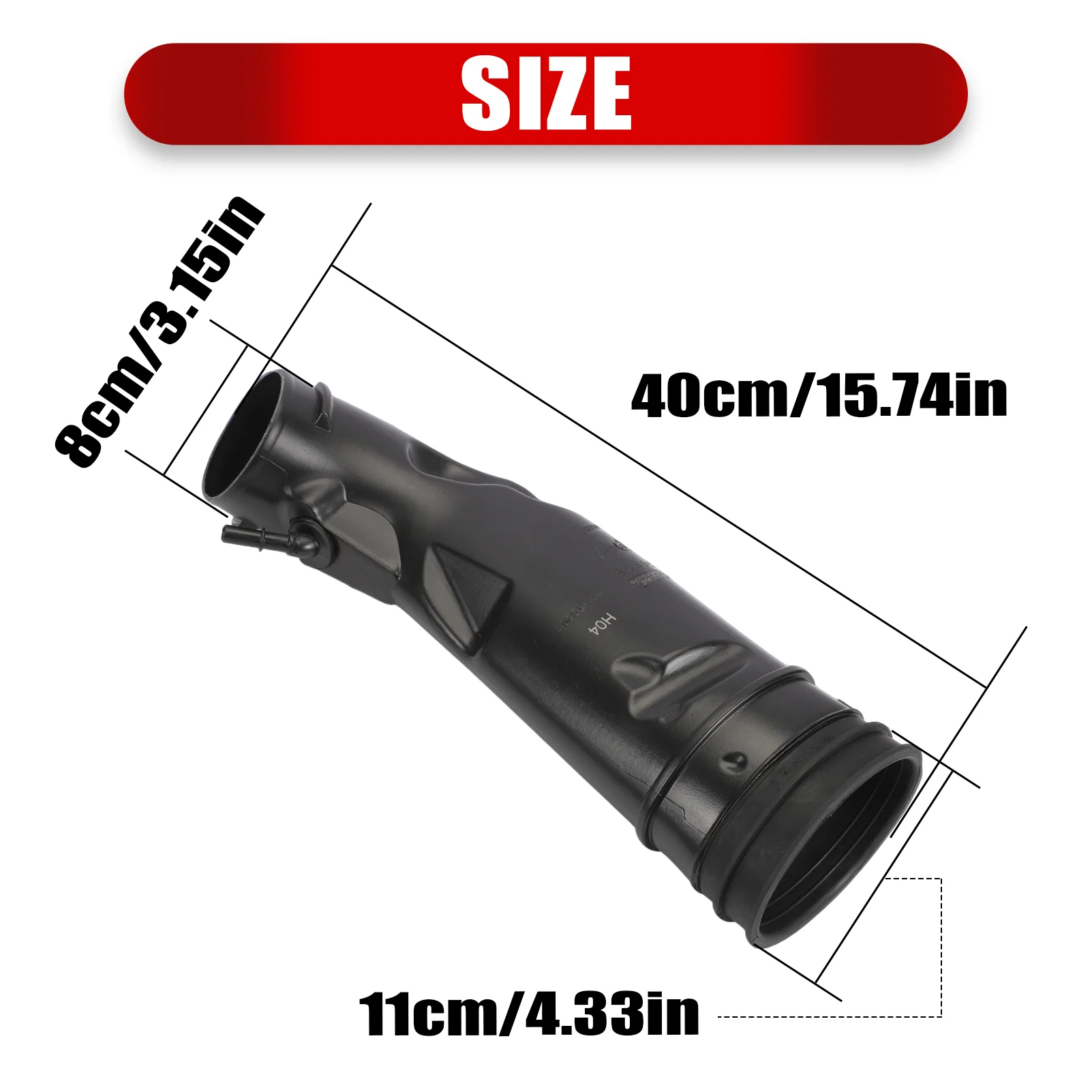 Luftfilter-Durchfluss-Ansaugschlauch CV619C623FC für Kuga Transit MKC 1.6T Lufteinlassrohr CV6Z9B659J