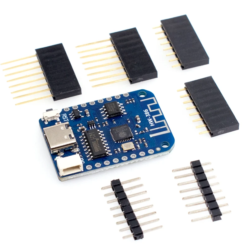 placa-wemos-d1-mini-v400-type-c-usb-wifi-para-internet-das-coisas-baseada-em-esp8266-4mb-lolin-12c-compativel-com-micropython-nodemcu-e-arduino