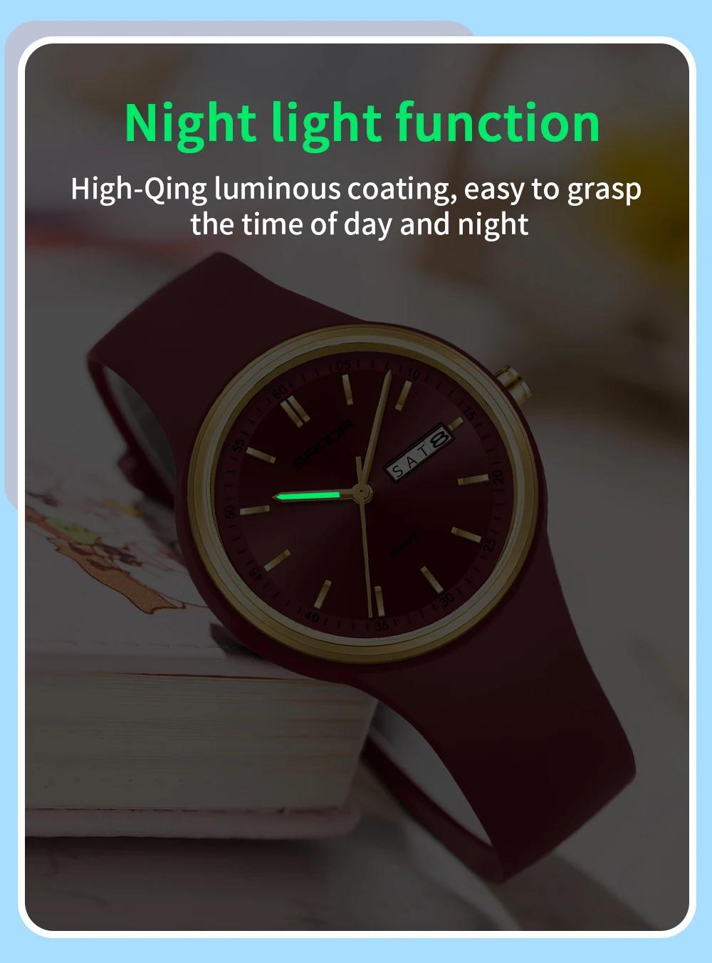 SANDA Top 6213 Male and Female Student Watches Casual Simple Dual Calendar Fashion Male and Female Student Quartz Watches 2025