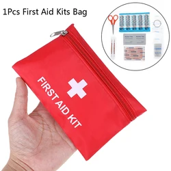 1X Portable Emergency Survival First Aid Kit Pack Travel Medical Sports Bag Case