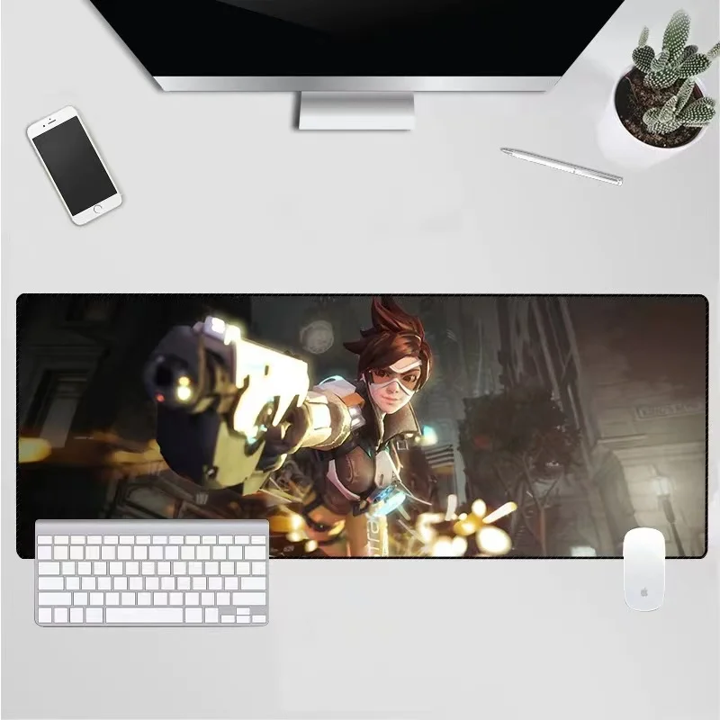 Overwatch Watch Pioneer Series Table Mats, Women's Anime Games, Large Office Keyboard, Mouse Pad, Male Computer Keyboard Pad