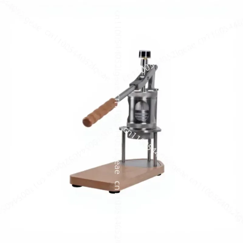 Detachable Hand-pressed Espresso Machine with Solid Wood Base