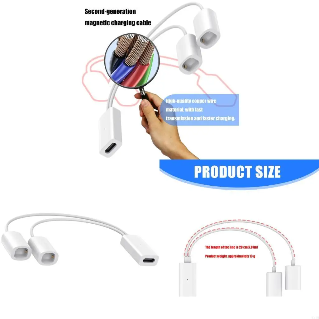 

Eyewear Charging Cable Line Portable Auto Adsorption Charging Wire