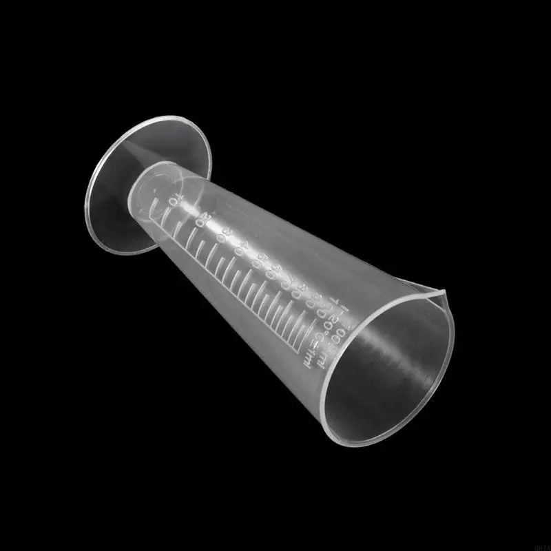 G8TA Đo Cúp nhựa Clear Clear Gadder Beaker cho bếp nấu nướng 100ml