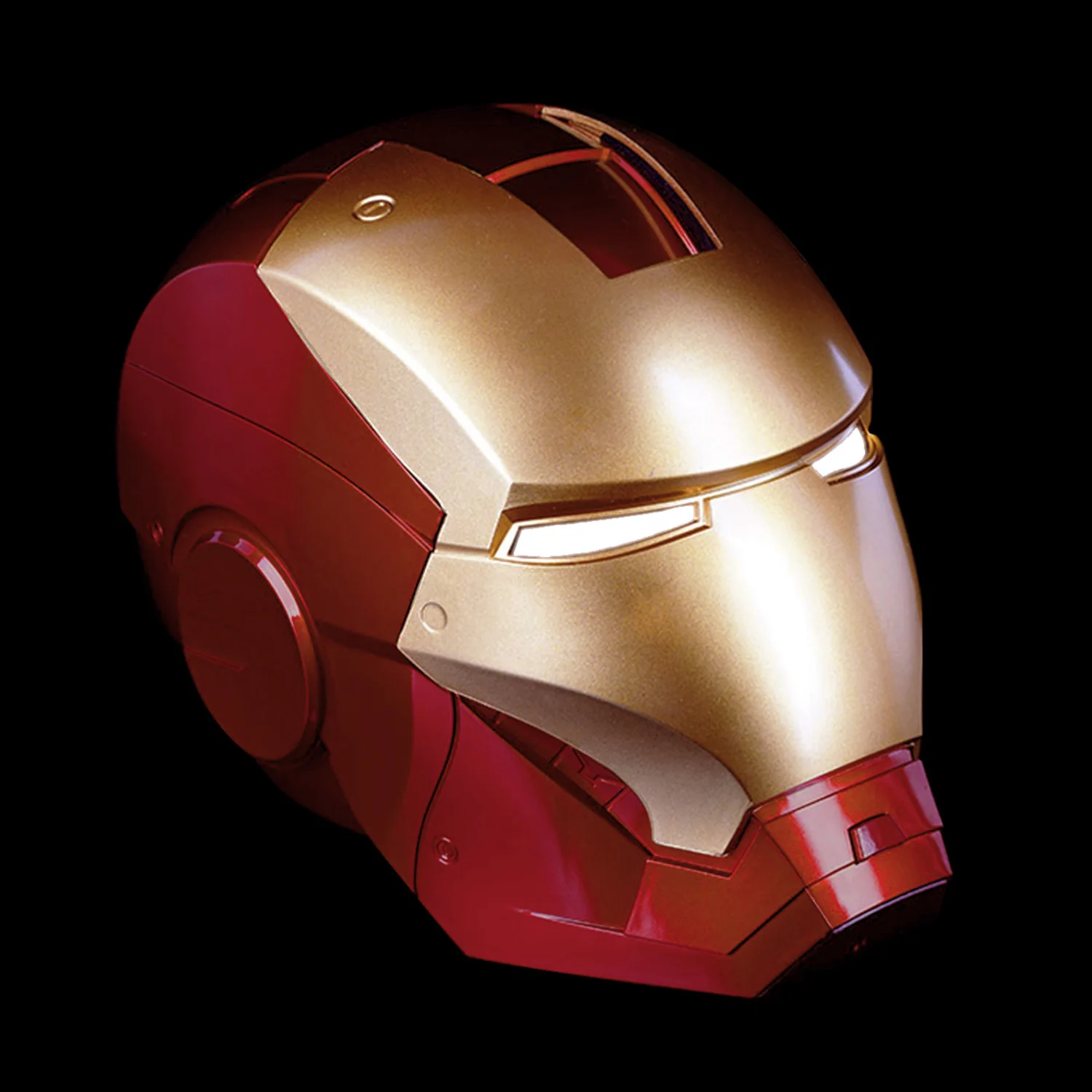 PHS IRON SUPERHUMAN LED Light Up Cosplay Helmet 1:1 Wearable with Wide Open Faceplate for Adult Halloween Prop