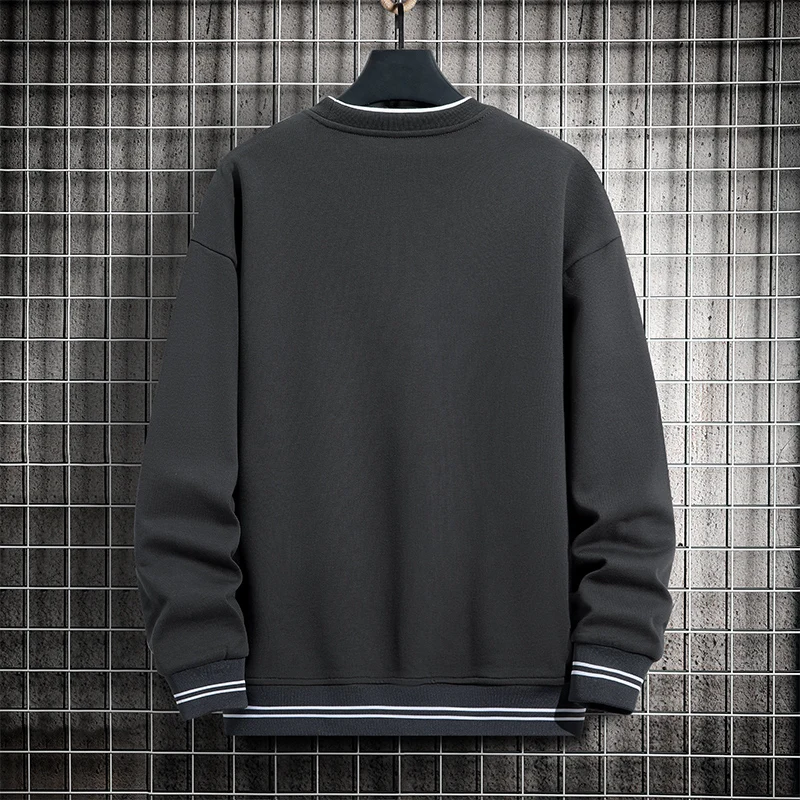 العصرية Y2k الملابس الشارع ارتداء الذكور البلوز 2025 الخريف الشتاء جمع فضفاضة تناسب طويلة الأكمام رداء علوي غير رسمي تصميم كبير الحجم