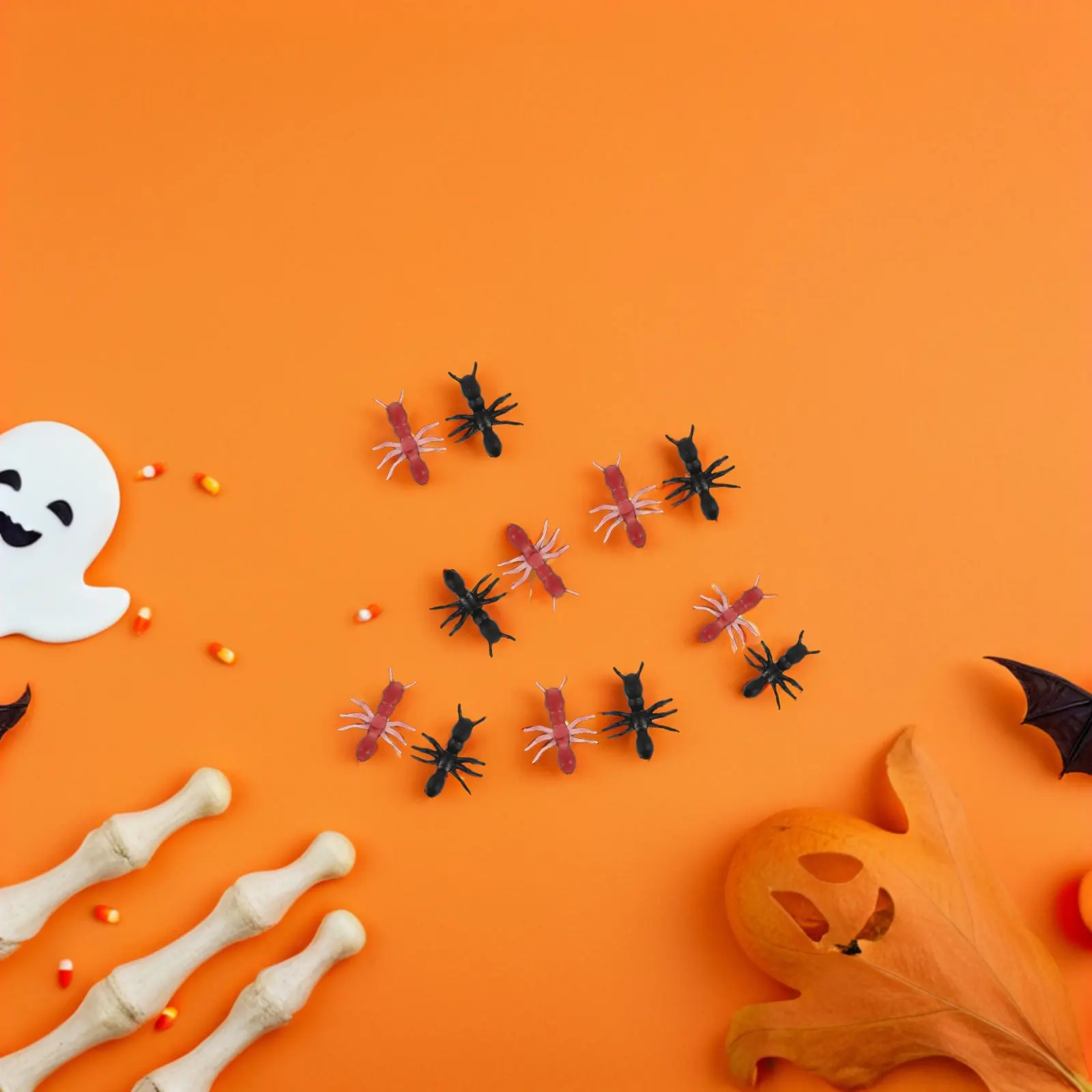 

1000 шт. реалистичных пластиковых муравьев, имитация насекомых, реквизит для розыгрышей на Хэллоуин, для занятий в классе, для изучения природы, имитация муравья