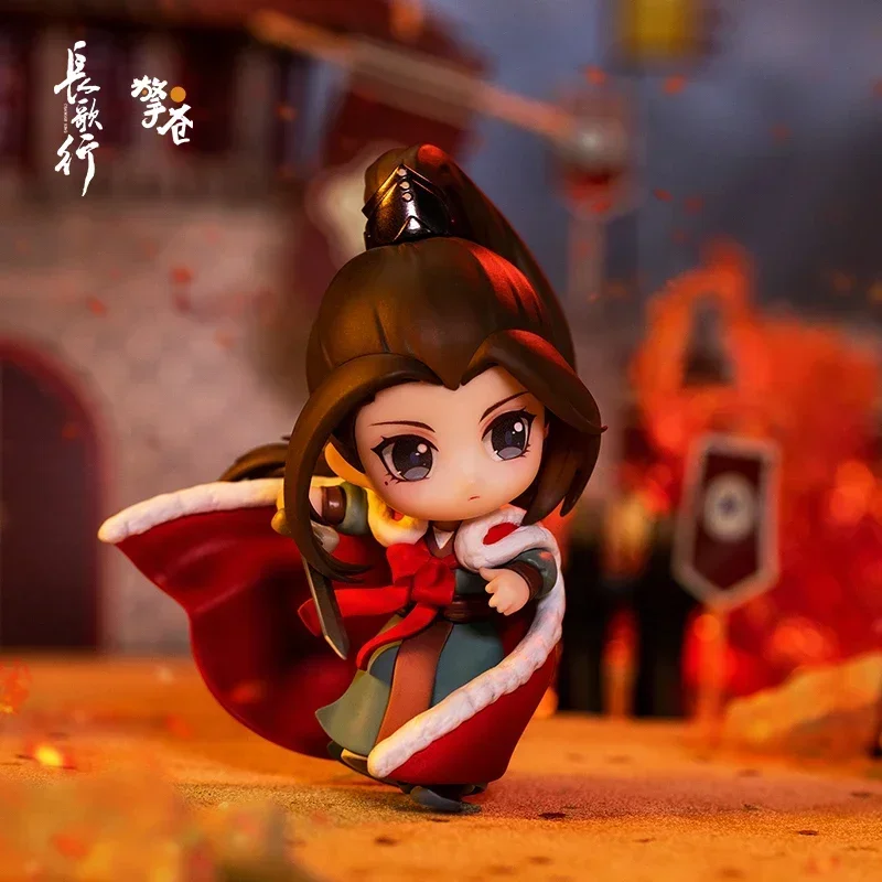 The Long Ballad Anime Figure 8cm Li Chang Ge Dilraba Ashile Sun Leo Wulei Chinese Drama Model Dolls Q Version Decor Toys