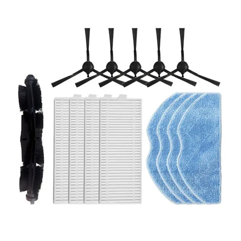 

AEE4-For 360 S8 / S8 Plus Robot Vacuum Cleaner Replacement Main Side Brush Hepa Filter Mop Cloth