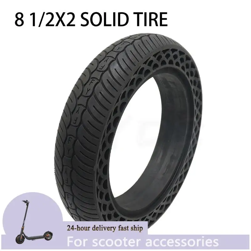 

Черная внутренняя трубка колеса с твердой шиной 8 1/2x2 для электрического скутера Xiaomi Mijia M365