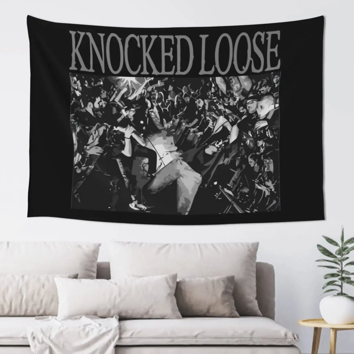 

Knocked Loose Tour Concert Tapestry Decoration Wall Home And Comfort Decor Decoration Pictures Room Wall On The Wall Tapestry