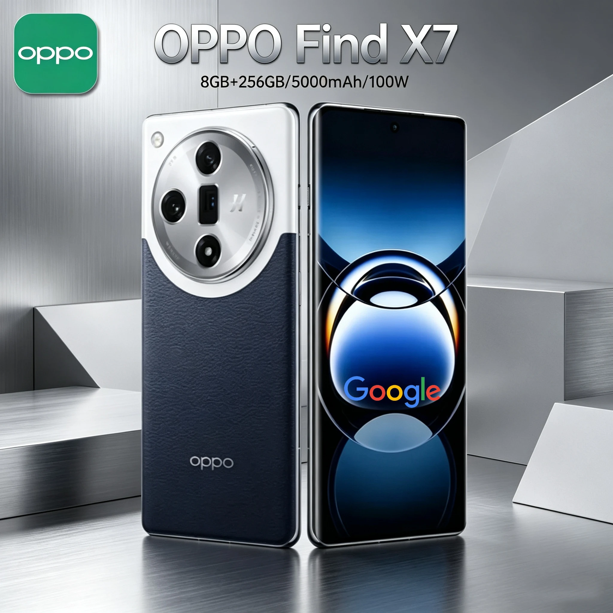 OPPO Find X7 5G fashion smart fingerprint unlock phone 50MP/64MP/32MP/4K/HDR/8GB+256GB large space memory56GB large space memory