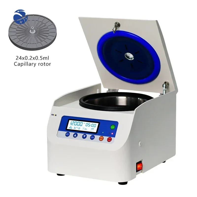 Original brand new！Blood Test Centrifuge Machine 12000rpm -16000rpm 24 Pieces Micro Capillary Centrifuge Micro Hematocrit Centri