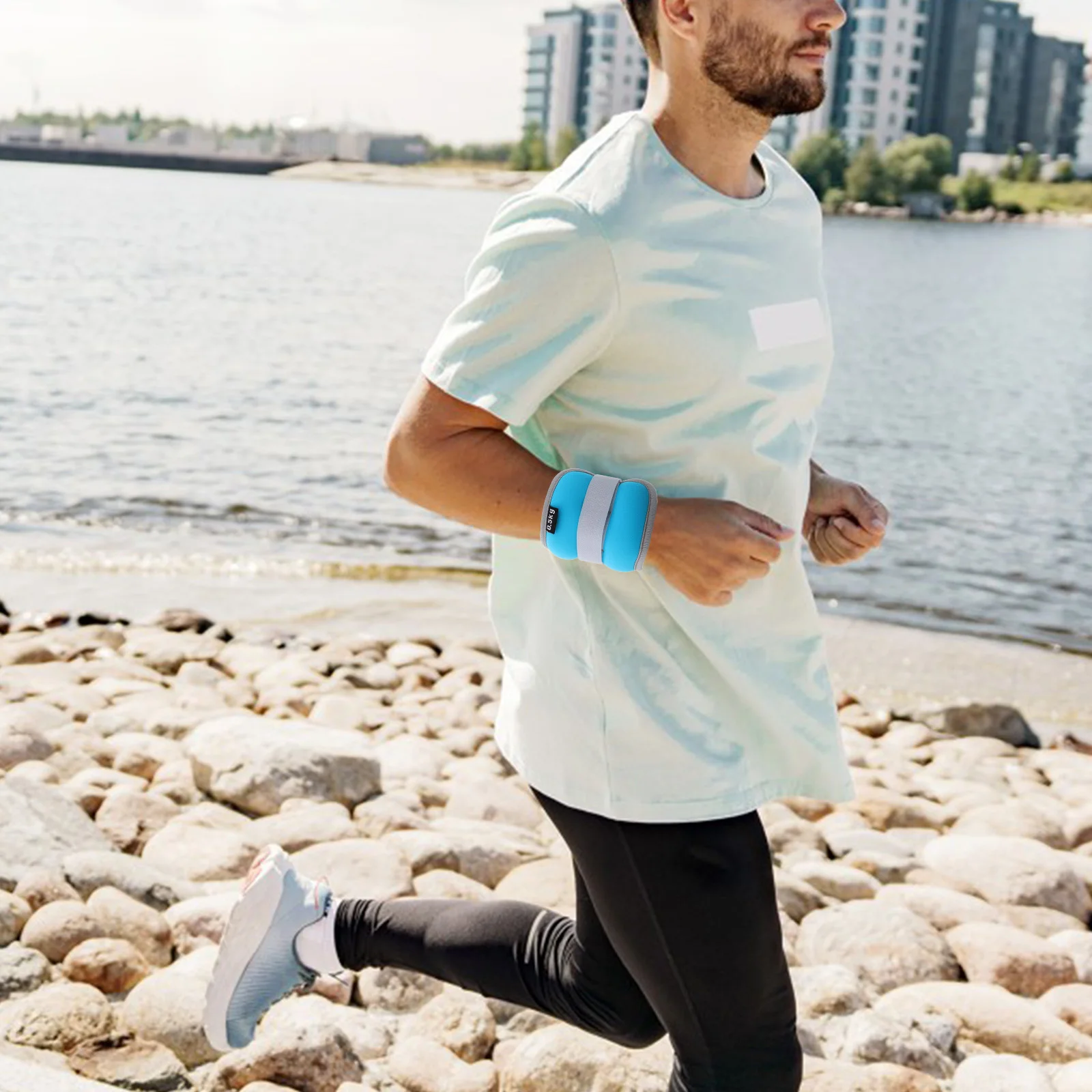 

2pcs Ankle Weights Adjustable Leg Arm Wrist Weights For Running Workout Training Exercise Fitness Equipment Resistance Bands