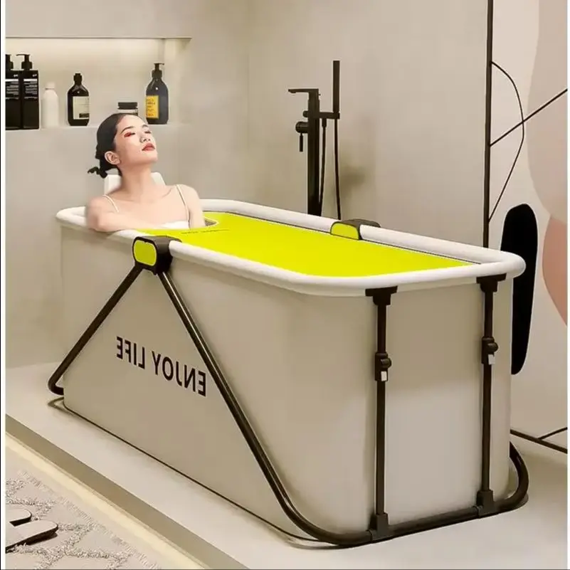 Portable Foldable Bathtub for Adult, Full Body, Large Bathtub, Household, Children's Bath, Bidet Artifact, Thickened