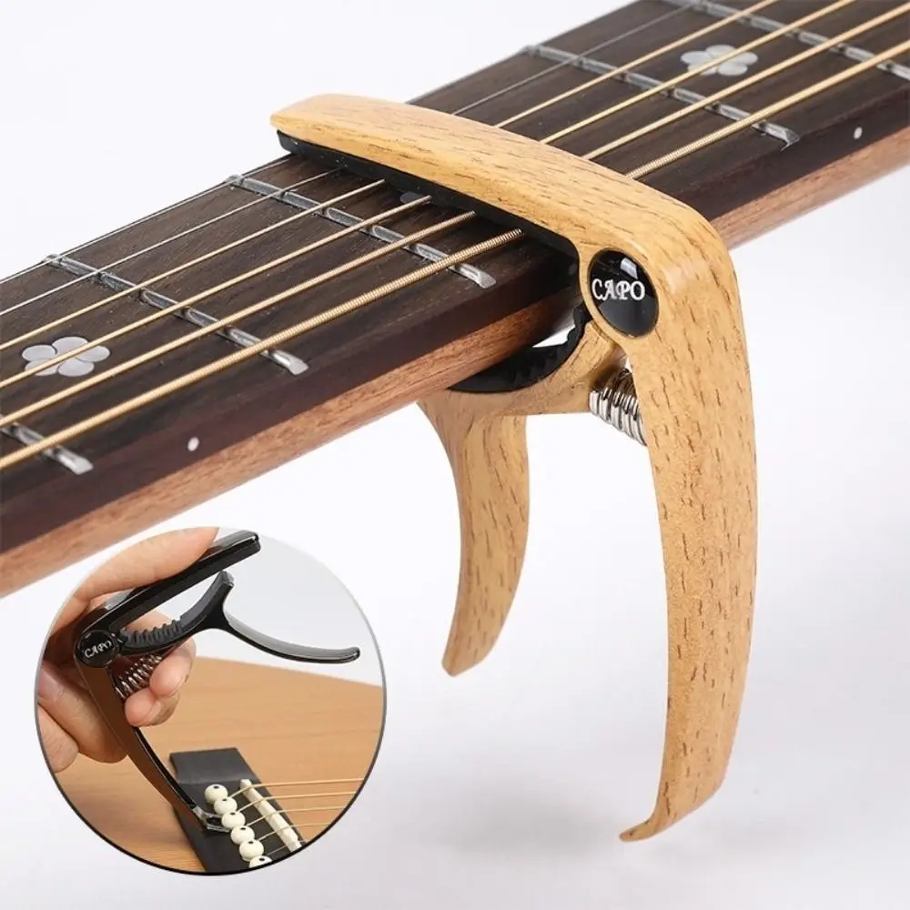 Excellent Guitar Capo Adjustment Clip Precise Metal Tuning Easy Clamp for Acoustic Electric Guitar Durable Guitar Tuner Clip
