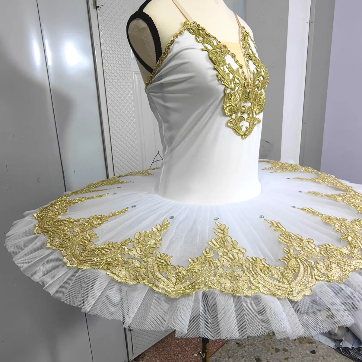 Balletvoorstelling Kostuum Maillots Voor Meisjes Gymnastiek Tutu Rok Dansrok Ballet Maillots Voor Vrouwen