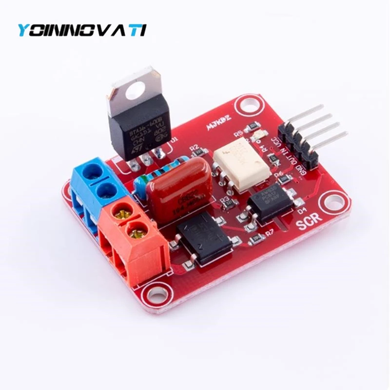 YT SCR Module AC Switch Module 16A Bidirectional SCR BTA16 with Zero-crossing Detection