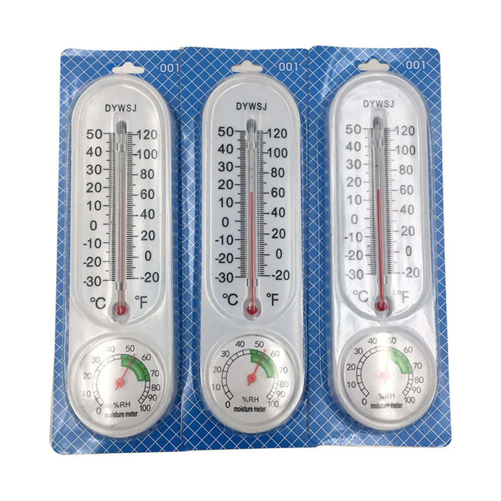 1PCS Indoor Thermometer Hygrometer Wall-mounted Garden Temperature Meter Humidity Meter Hygrometer Breeding Digital Thermometer