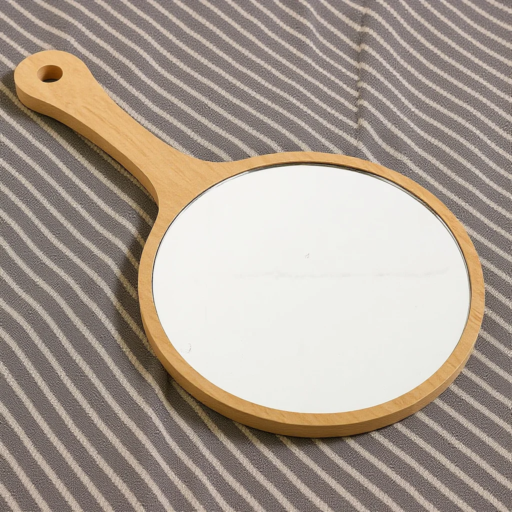 Lusterka ręczne lekkie z uchwytem do makijażu, lusterka kosmetyczne dla kobiet, lusterka ręczne do makijażu.