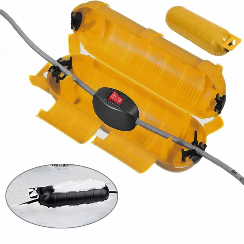 

Защитный чехол для удлинителя, водонепроницаемый, для использования в помещении и на улице, для гирлянд, рождественских огней, инструментов, вентиляторов