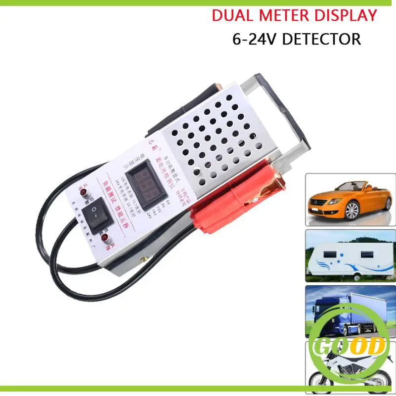 For High Accuracy Automotive Lead Acid Battery Load Analyzer Iron Charging System Test Tool for 6-24V Detector view 2