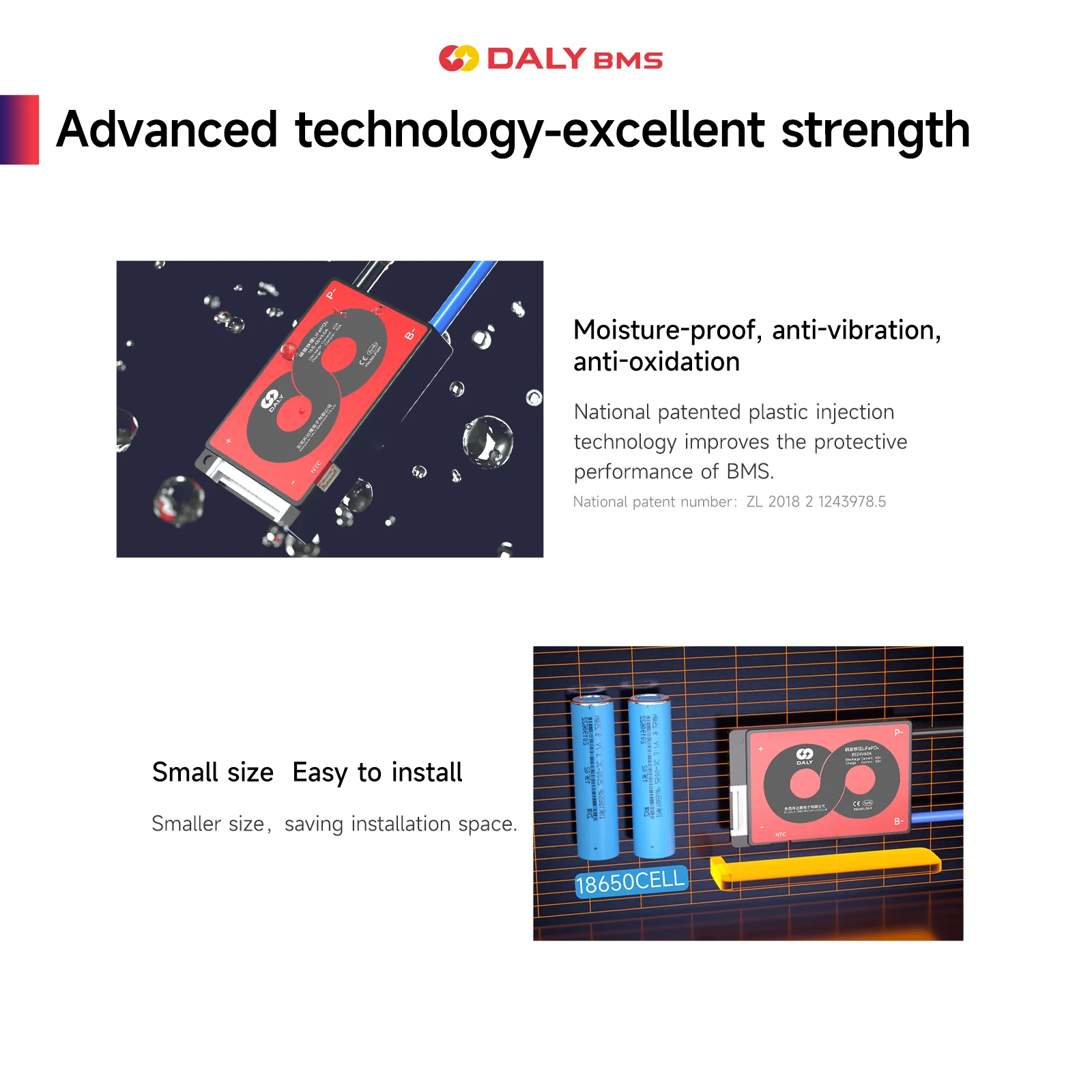 Daly 최고의 BMS 2024 버전, Lifepo4 배터리, 12V, 24 V, 48V 밸런서, 방수, 신제품