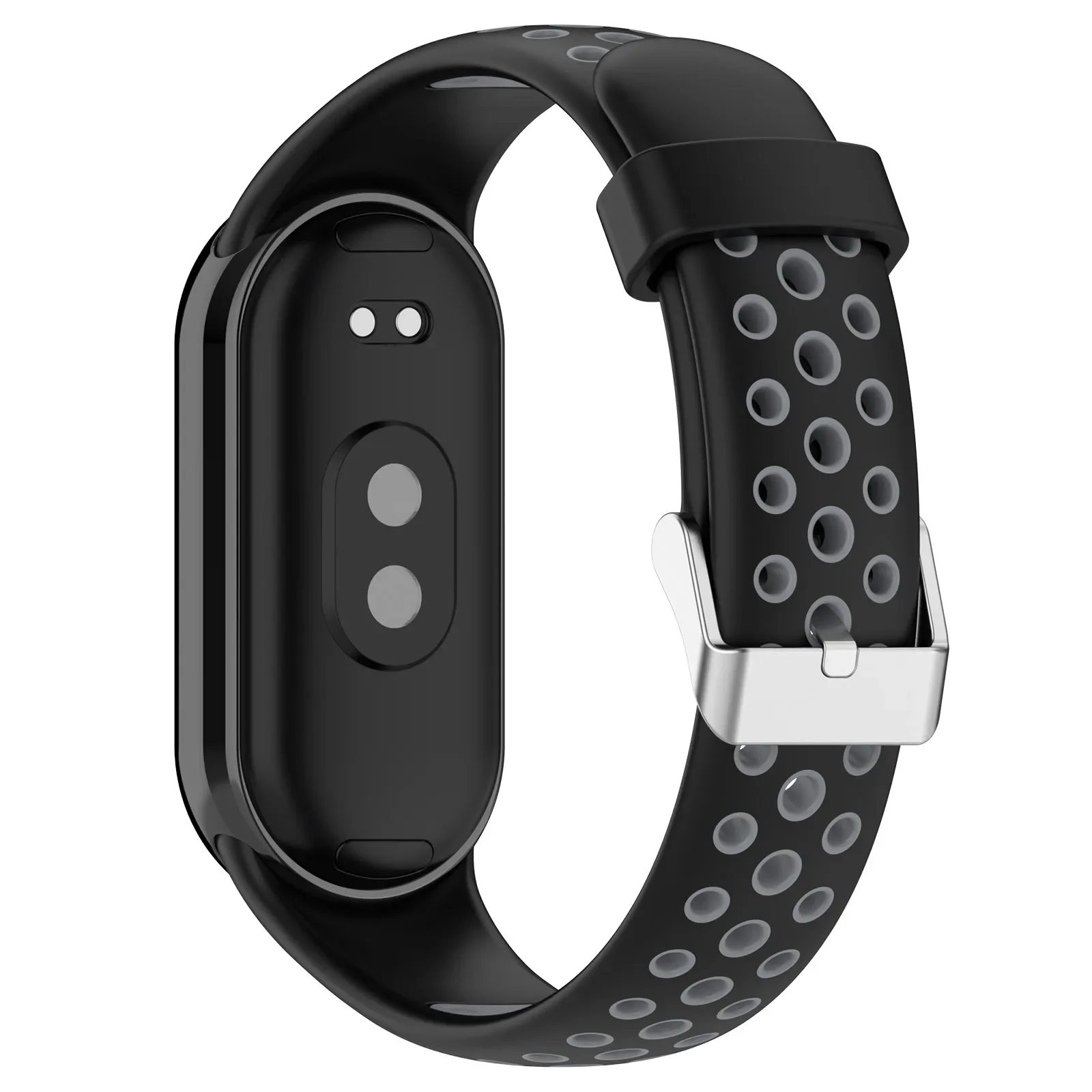 Silicone Strap For Xiaomi Mi Band 9 Two-Color Breathable Smart Watch Watchband Replacement Bracelet for Mi Band 8 9 Accessories