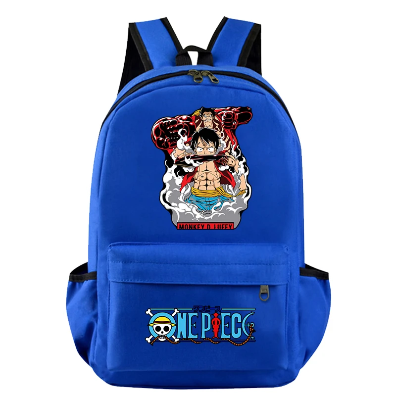 Anime One Piece zaino Boy Girl Student adolescente Hildren zaino uomo D rufy Mochila Cartoon Bookbag ritorno a scuola zaino