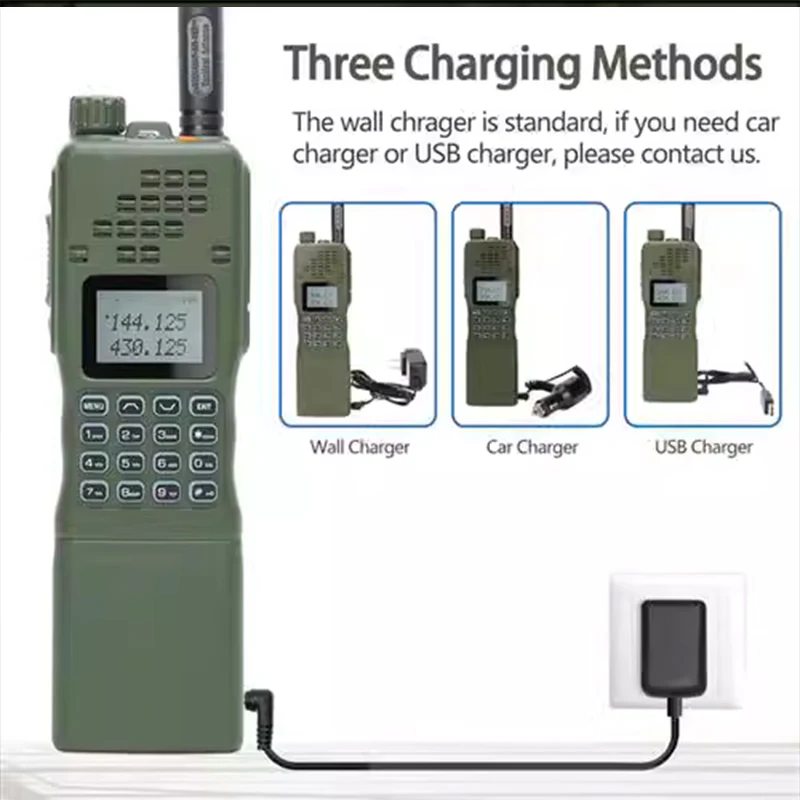 2023 New Baofeng AR-152 15W Powerful CB Two way Radio 12000mAh Battery Tactial Long Range Walkie Talkie AN /PRC-152 Dual Band