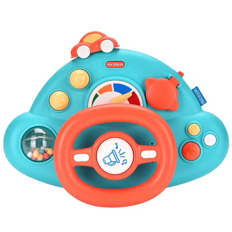 Passeggino multifunzionale vocale elettrico per bambini volante simulato Baby Toddler Traffic giocattoli educativi precoci cognitivi