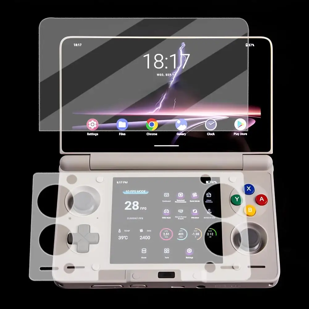 

Защитная пленка для AYN THOR с двумя экранами, HD, полноэкранная, закаленная, устойчивая к царапинам, защитная пленка для игровой консоли