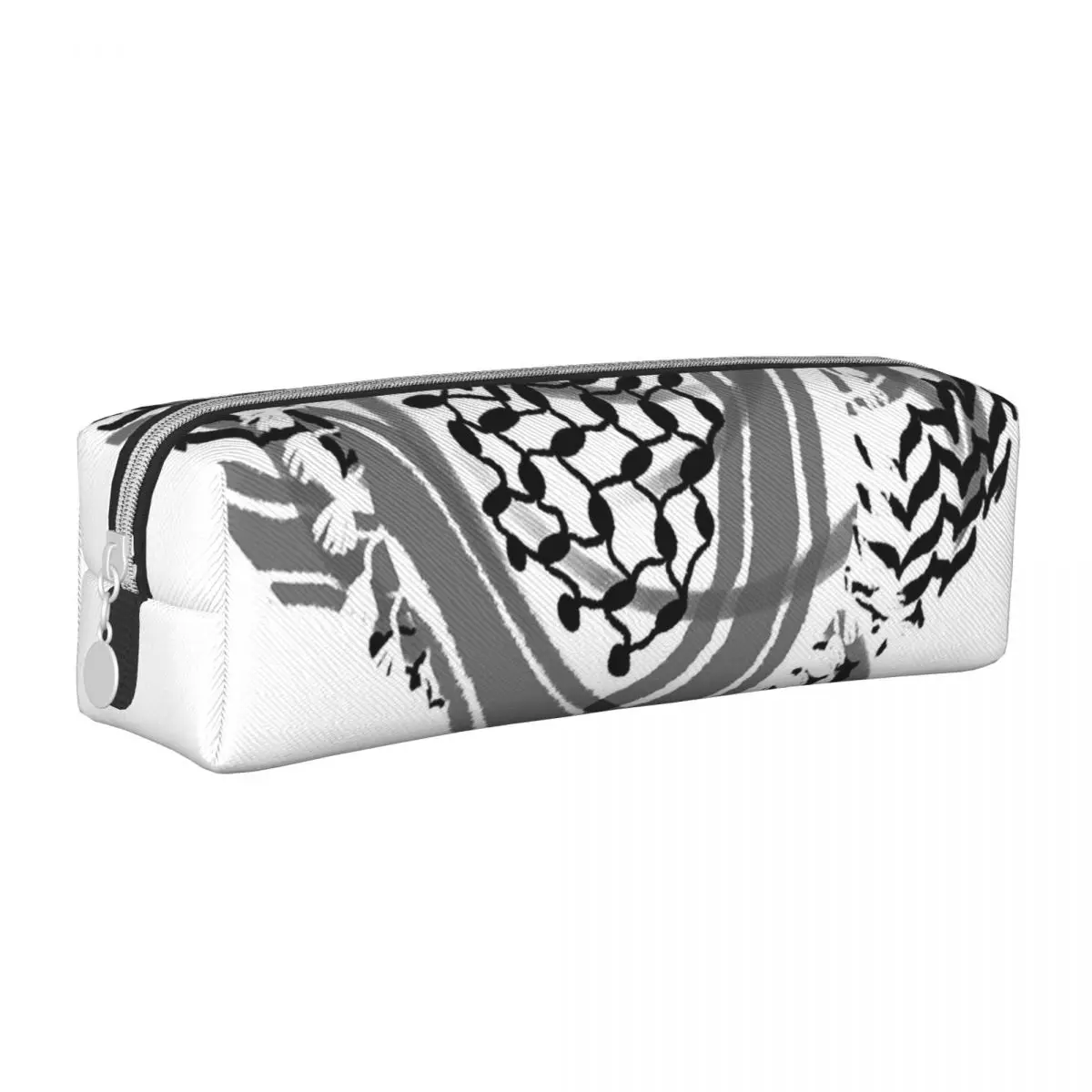 

Palestine Keffiyeh Pencil Cases Classic Pen Holder Bags for Student Large Storage School Supplies Zipper Pencilcases