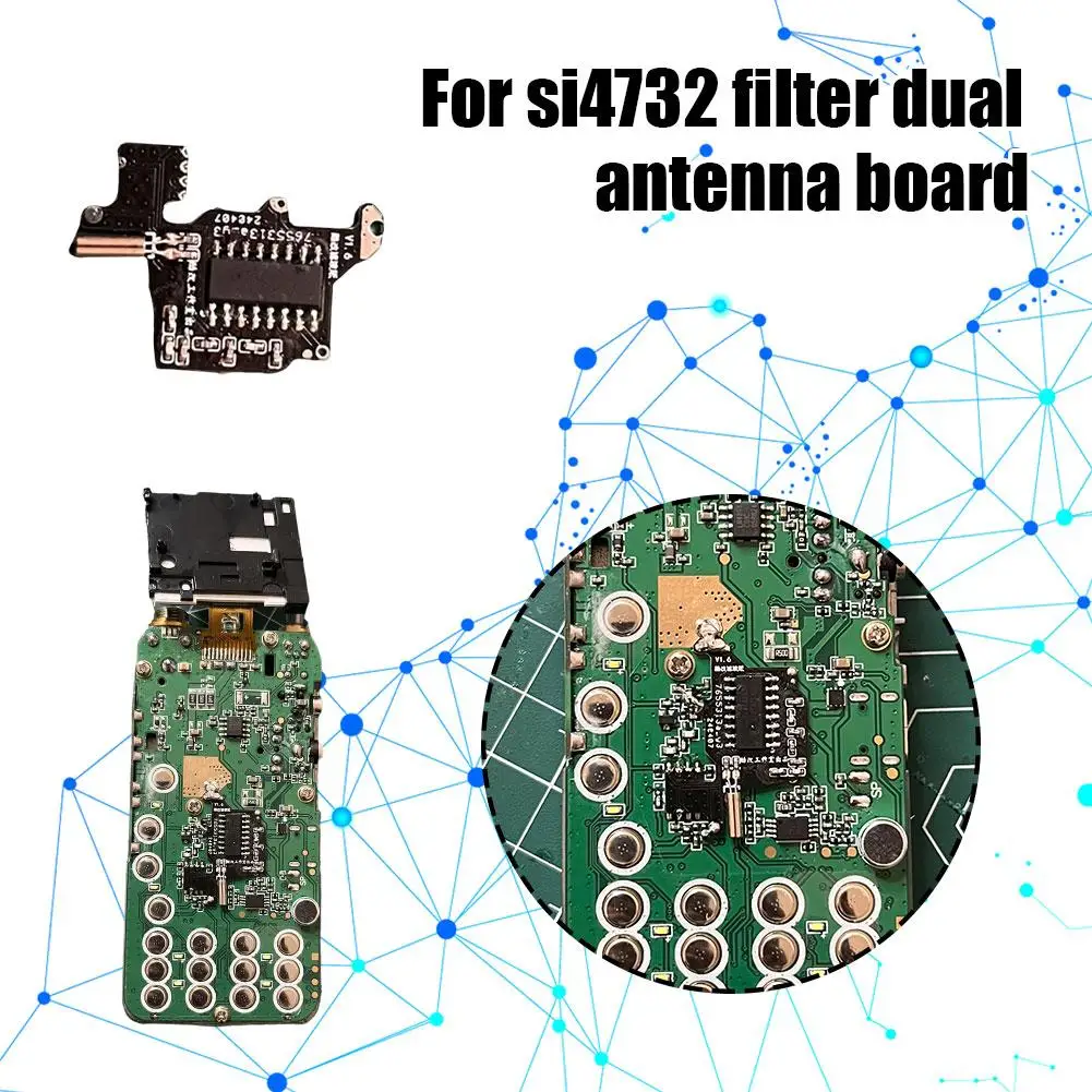 

Плата для получения фильтра для коротких волн Sfor Quansheng K5/K6, Модифицированная 4732 плата Si4732, двойная Модифицированная антенна, версия антенны U8Z3