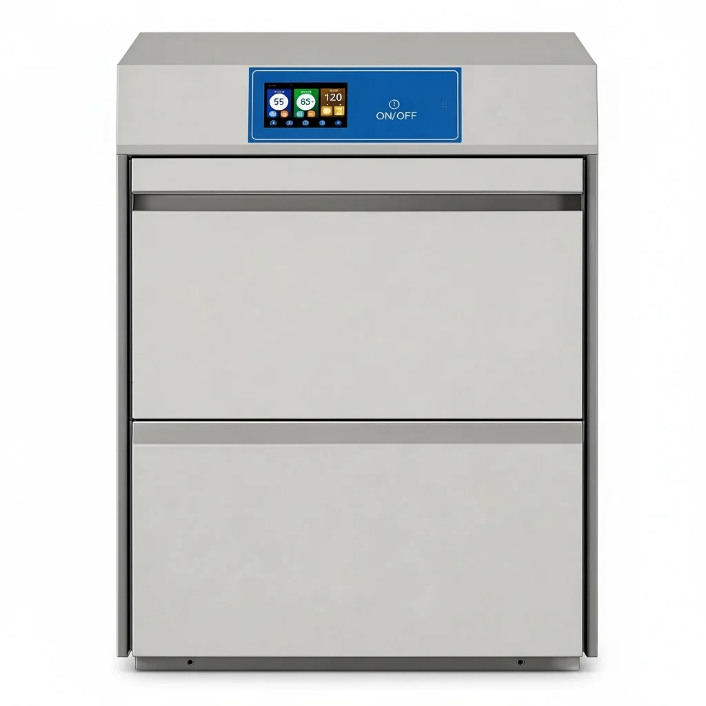 Undercounter Glass Washer, Stainless Steel Commercial Dishwasher, Heavy Duty Under Counter Dishwasher for Bars and Pubs