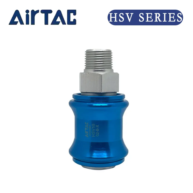 AIRTAC HSV-06 HSV-08 HSV-10 HSV-15 Pneumatic Hand Slide Valve Flow Control Manual Switch hand push pull valve check valve