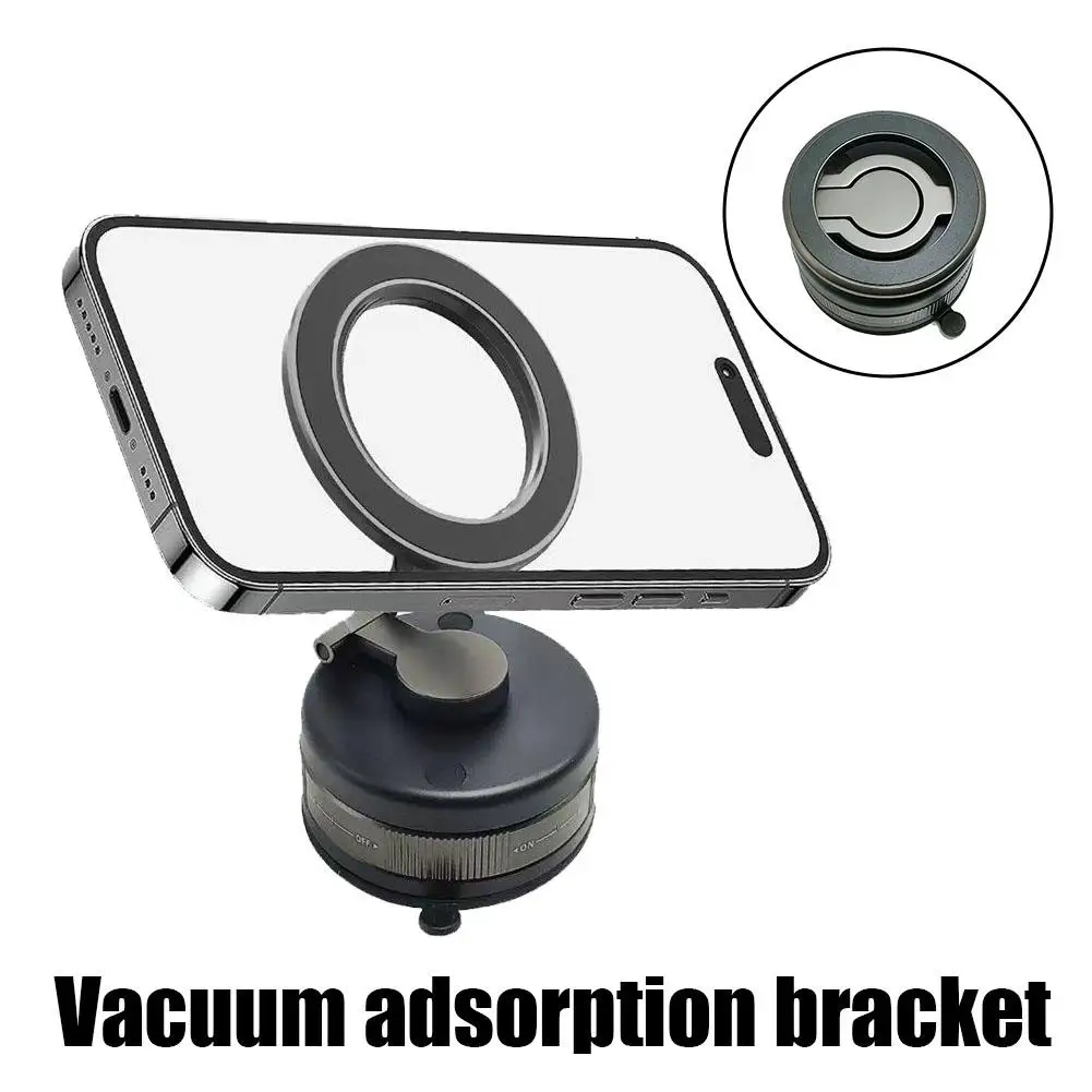 

Vacuum Adsorption Magnetic Suction Car Phone Holder Holder Streaming Desktop Shooting Live Folding Cup Multifunctional Suct R7E3
