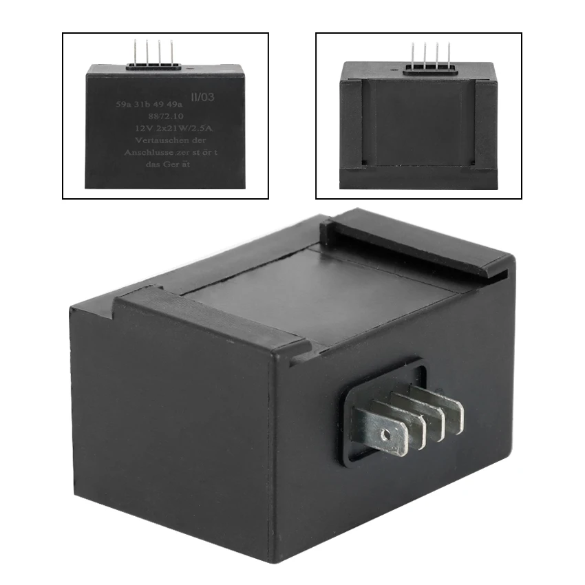 Relé de Bomba de Combustible para Simson 12V 2X21W/2.5A, Relé Albatros 50 S50 S51 S53 S70 S80 S83 SD25 SD50 SR50 SR80