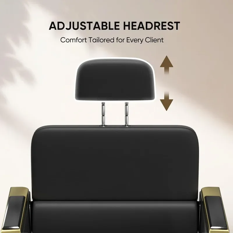 Salon Chair for Hair Stylist Barber Chair with Heavy Duty Hydraulic Pump Stylist Chair for Barbershop Silla de Barberia 360 - view 5