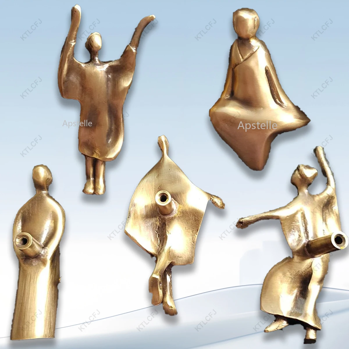 Armario de zapatos creativo, manija de gabinete de vino, accesorios de muebles de cobre puro, manija de puerta de diseño de personajes