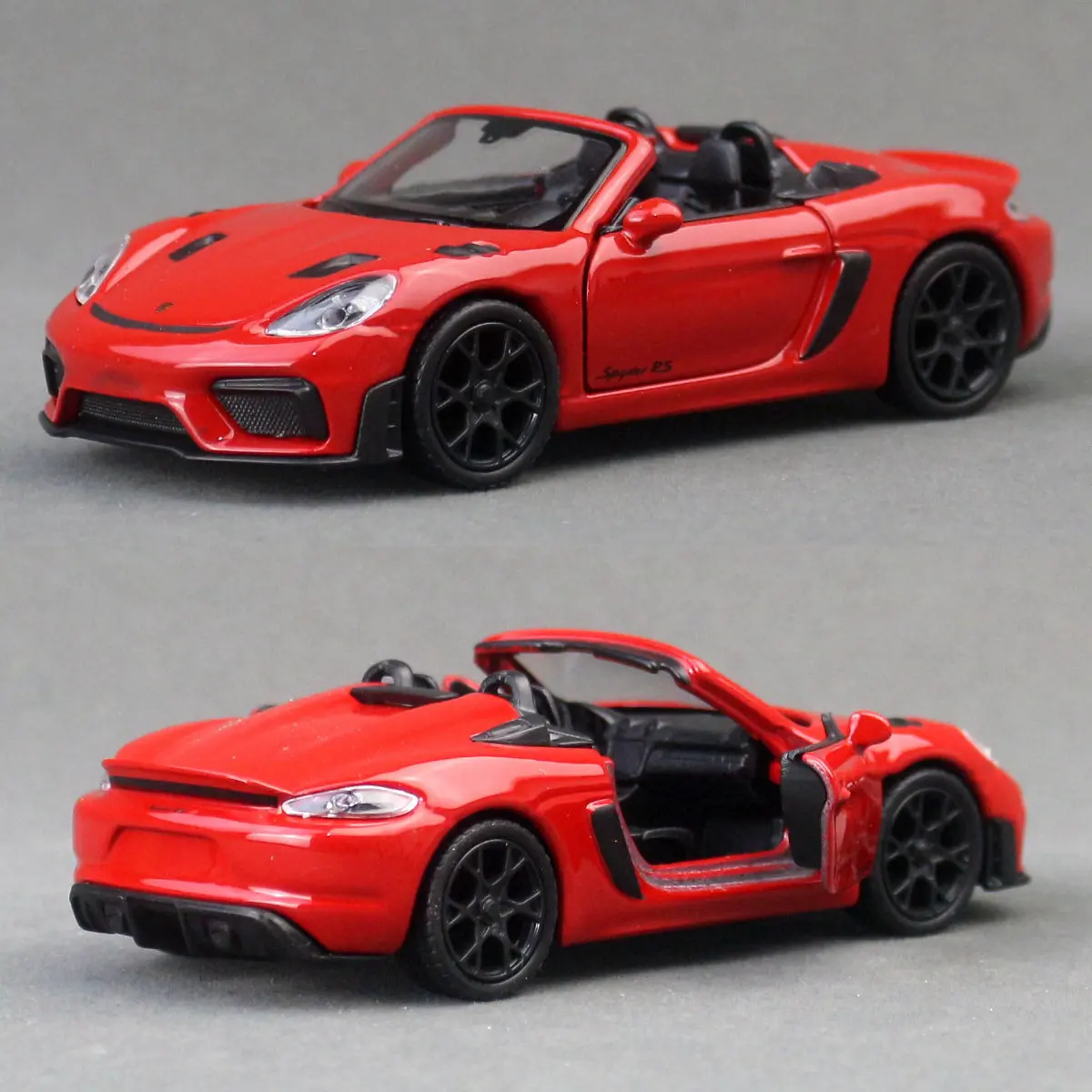 1/36 Porsche 718 Spyder Super Racing Toy Car Model Welly Diecast